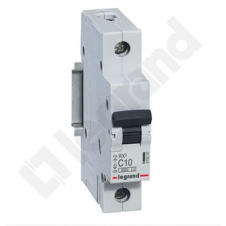 Wyłącznik nadprądowy Legrand RX3 C 10A 1P 419200