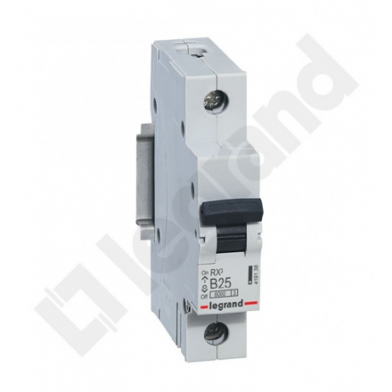 Wyłącznik nadprądowy Legrand RX3 B 25A 1P 419138