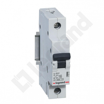 Wyłącznik nadprądowy Legrand RX3 C 16A 1P 419202