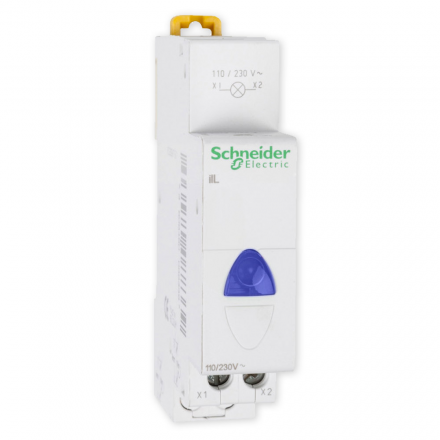 SCHNEIDER Lampka kontrolna 1F niebieska iIL A9E18323